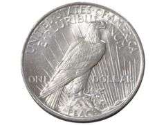 1922 Peace Silver Dollar Brilliant Uncirculated
