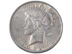 1922 Liberty Peace Silver Dollar