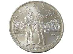 2004 Lewis & Clark Bicentennial Silver Dollar