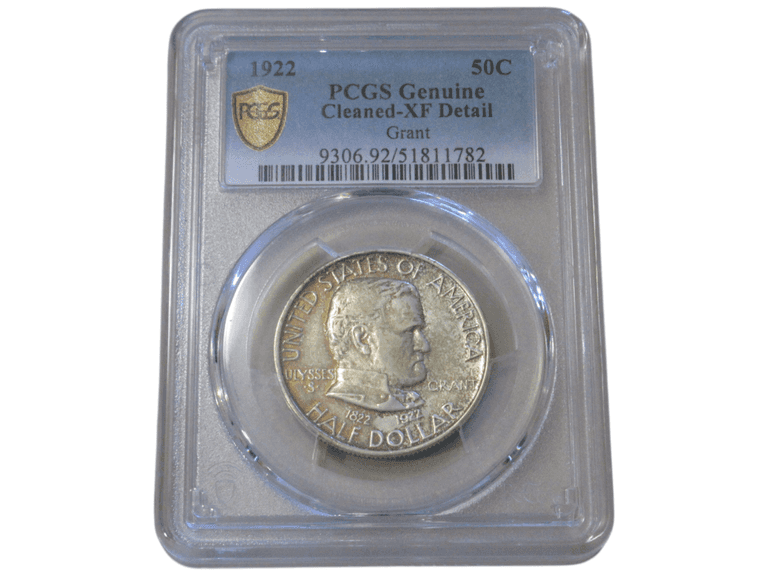 1922 Ulysses S. Grant Commemorative Half Dollar - PCGS Genuine XF Details