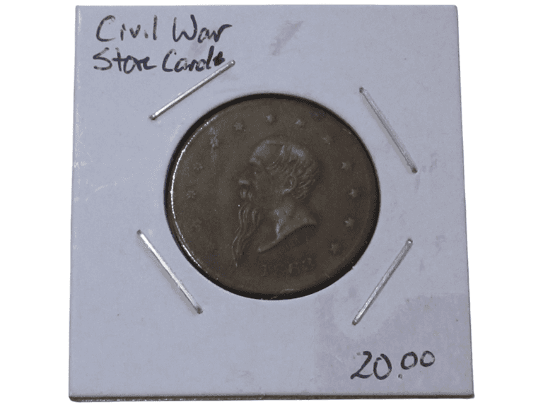 Civil War Era 1863 Store Card