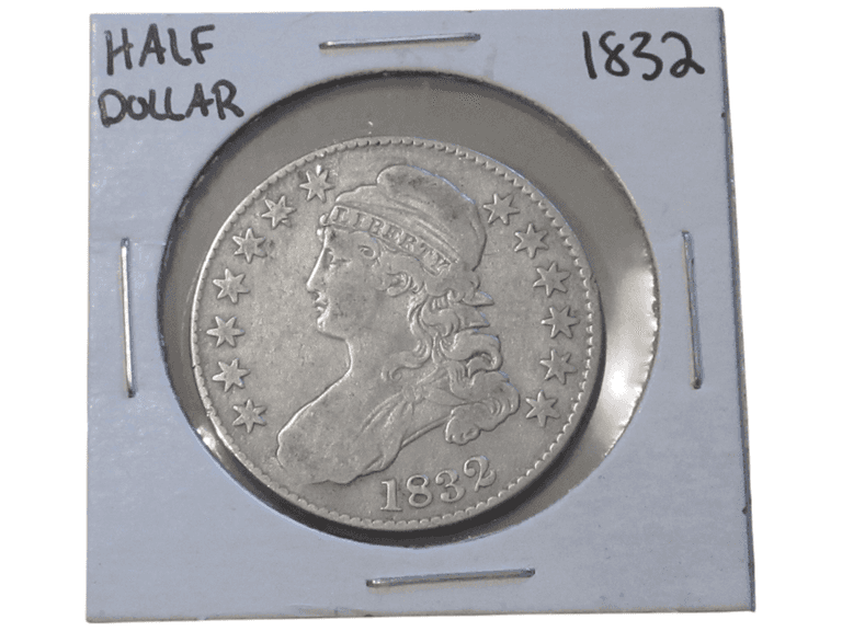 1832 Capped Bust Half Dollar  - Historic U.S. Silver