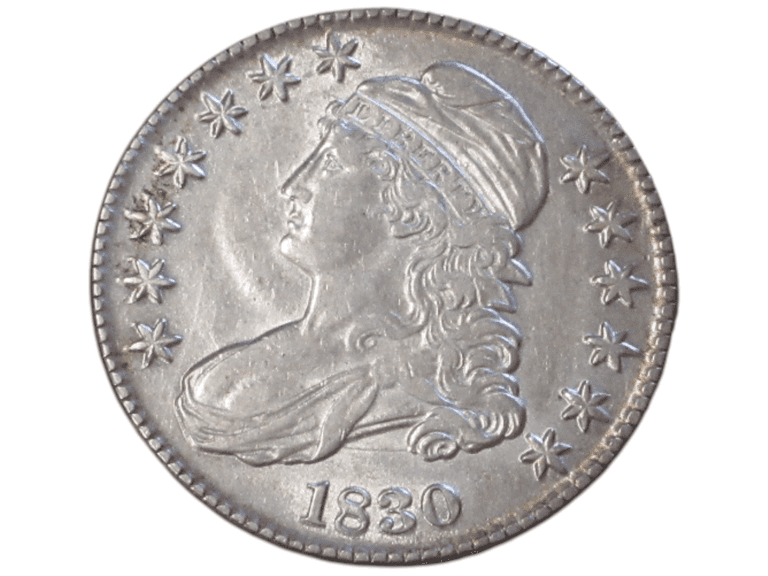 1830 Capped Bust Half Dollar Silver High Grade