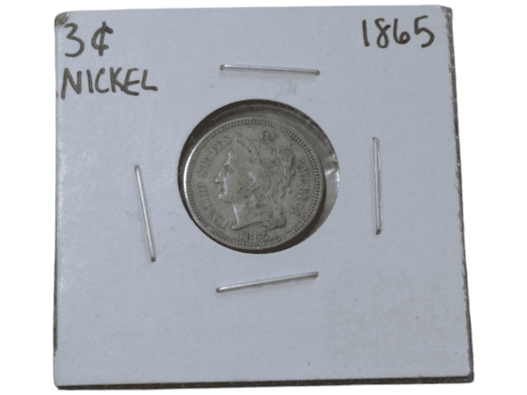 1865 3-Cent Nickel  in Holder
