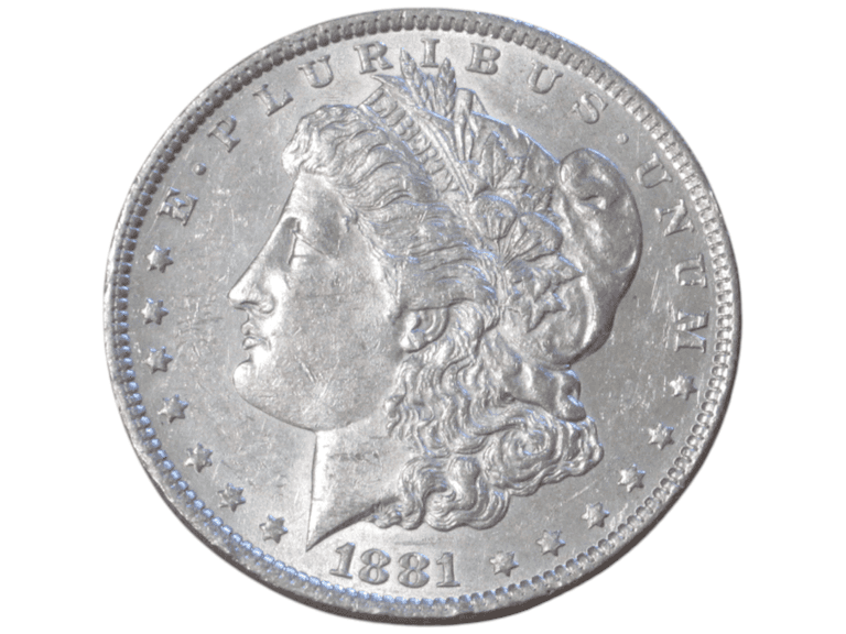 1881 O Morgan Silver Dollar