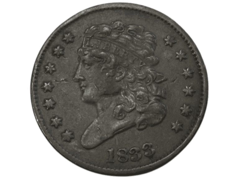 1833 Half Cent