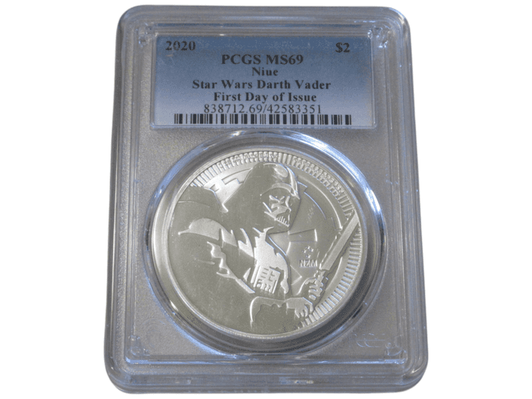 2020 Niue Star Wars Darth Vader PCGS MS69 First Day Issue
