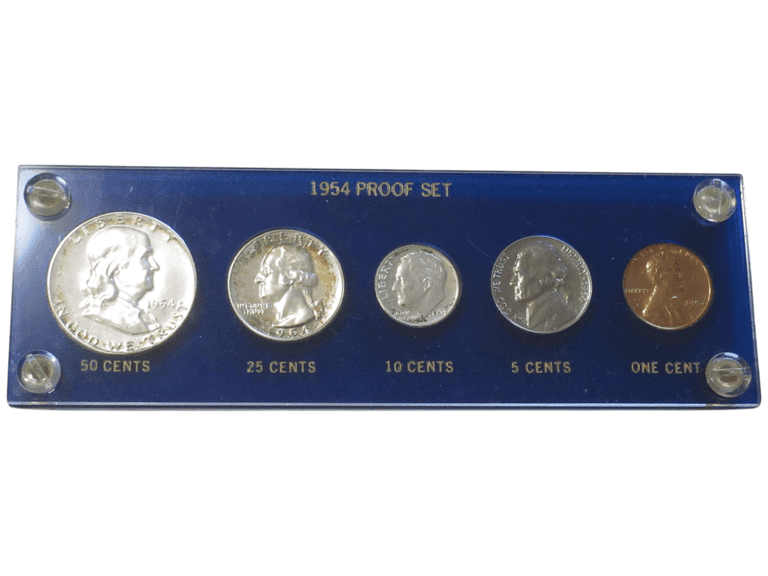1954 United States Proof Set in Original Display Case