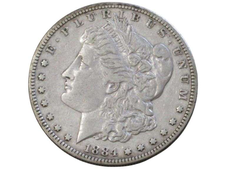 1884 S Morgan Silver Dollar