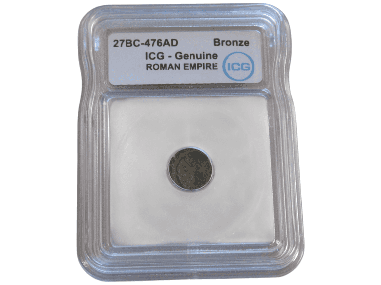 ICG Genuine 27BC-476AD Roman Empire Bronze Historical Artifact
