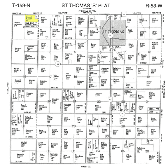 Susan Bigwood & Cynthia Littlejohn Land Sale