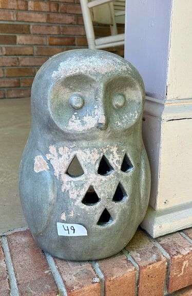 Owl Yard Decor 13” Tall