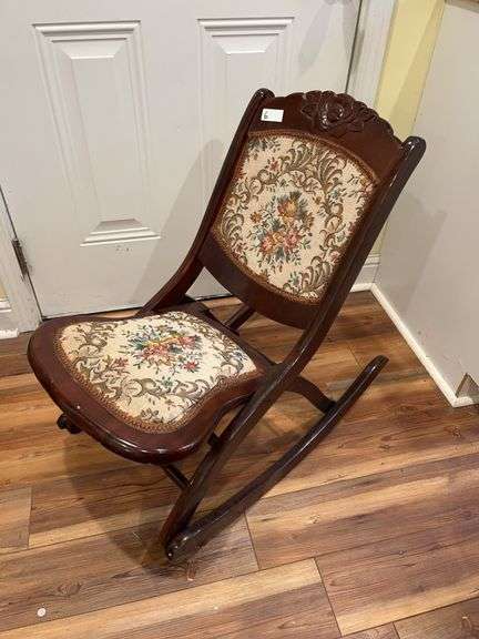 Victorian Style Folding Rocker (kitchen)