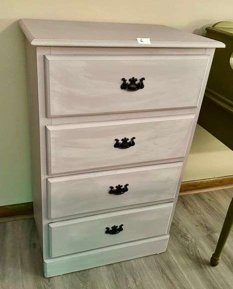 4 Drawer Chest of Drawers 39 5/8”x25 1/4”(Located in Living Room)