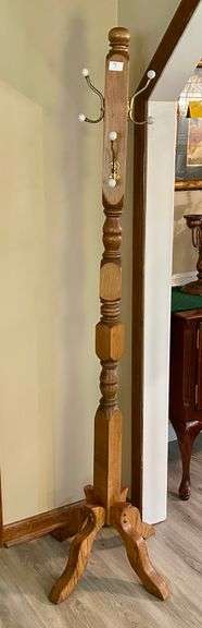 Coat Rack 71 3/4” Tall (Located in Living Room)