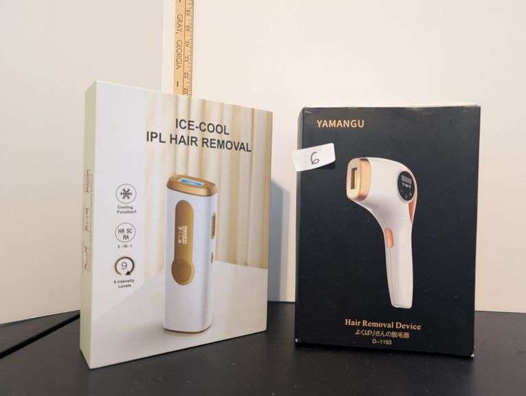 2 pc. YAMANGU Hair removal device, Ice cool IPL device (upstairs master bedroom)