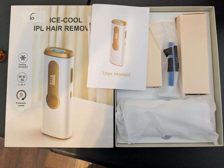 2 pc. YAMANGU Hair removal device, Ice cool IPL device (upstairs master bedroom)