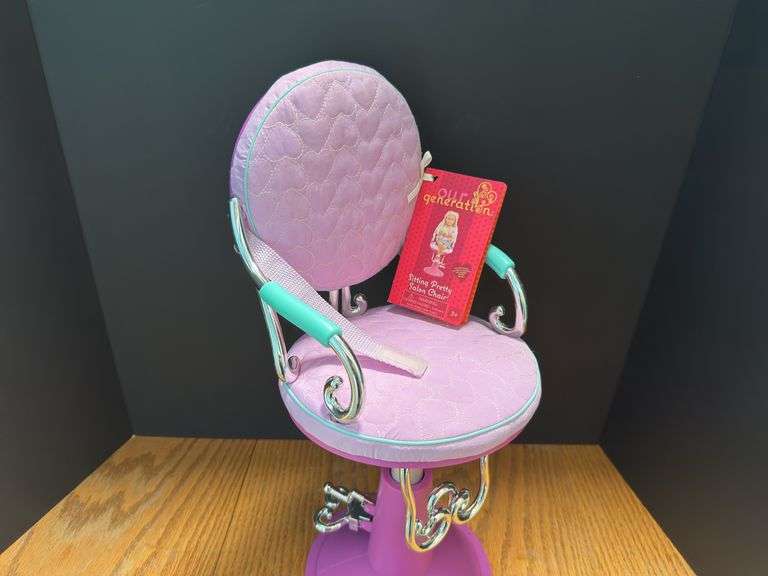 Our Generation Sitting Pretty Salon Chair (located in living room)