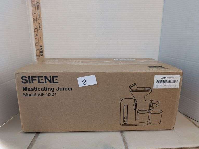 Unopened Sifine Masticating Juicer (upstairs master bedroom)