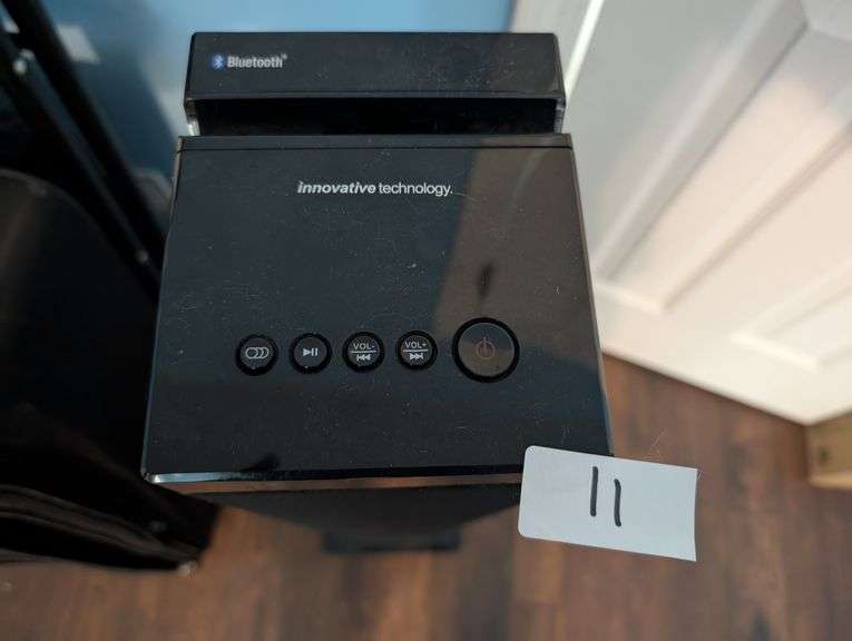 Innovative Technology bluetooth speaker tower 39" tall (upstairs master bedroom)