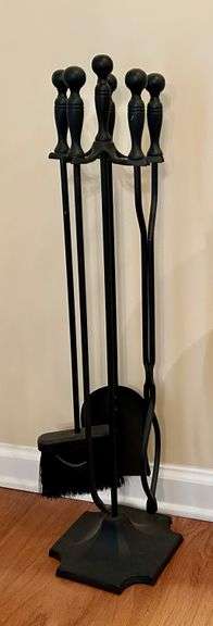 Fireplace Tools (Located in Living Room)