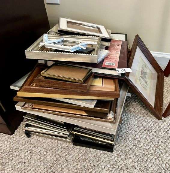Large Lot of Picture Frames (Located in Living Room)