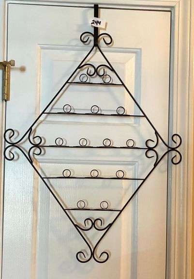 2 pc Door Hanging Art, 52” Tall (Located Entry Way Closet)