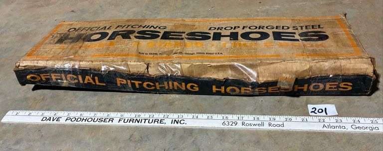 Sears Officials Pitching Horseshoes (Located Basement Section 2)