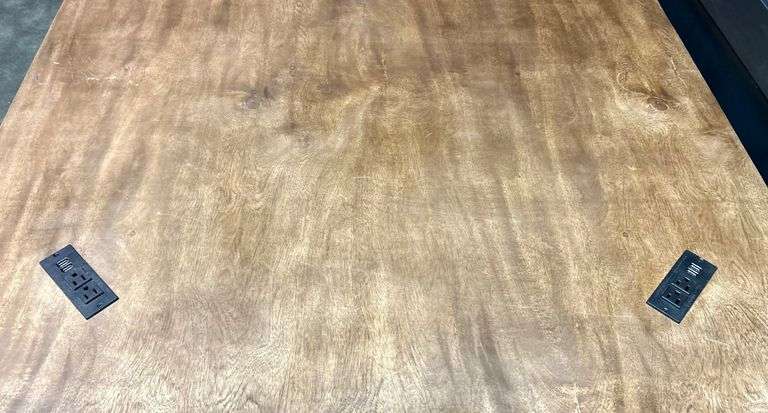 Crafting/Project Table with Outlets 29 1/4”x96”x48”(Needs A Little Work)