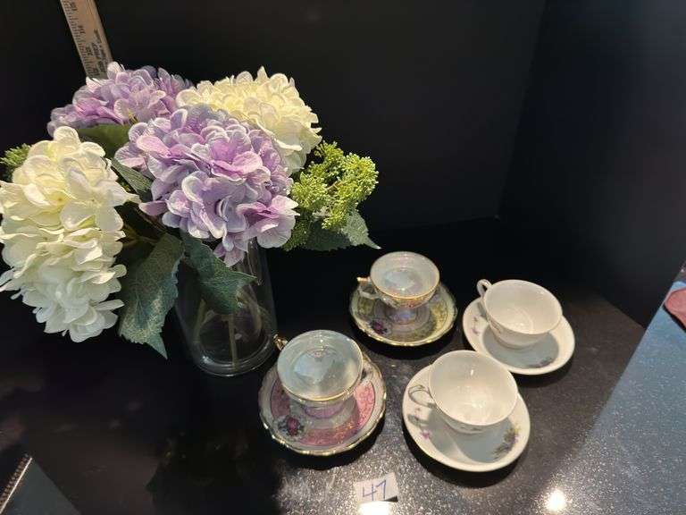 Tea cups and more (located in dining room)