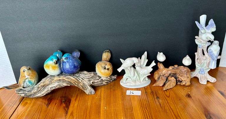4pc Bird Figurines (Located Near Front Door)