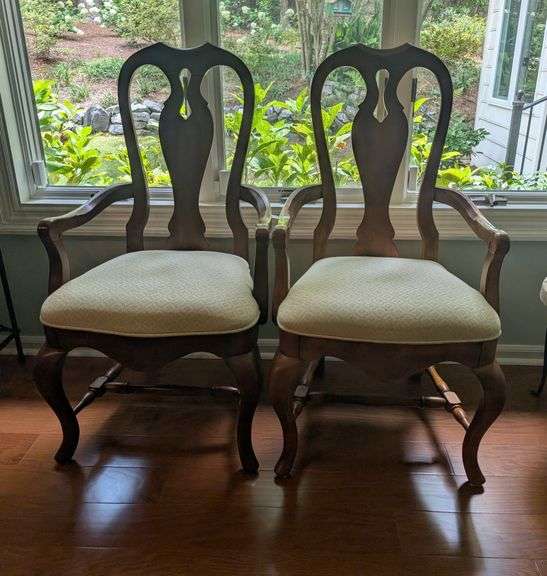 2 matching dining armchairs, 42"tall(located in kitchen)