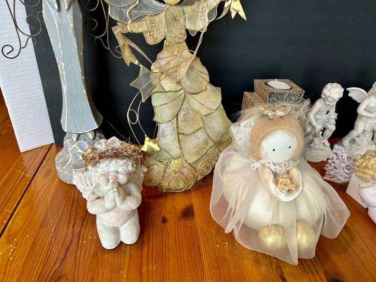 10pc Angel Figurines and More (Located in Living Room)