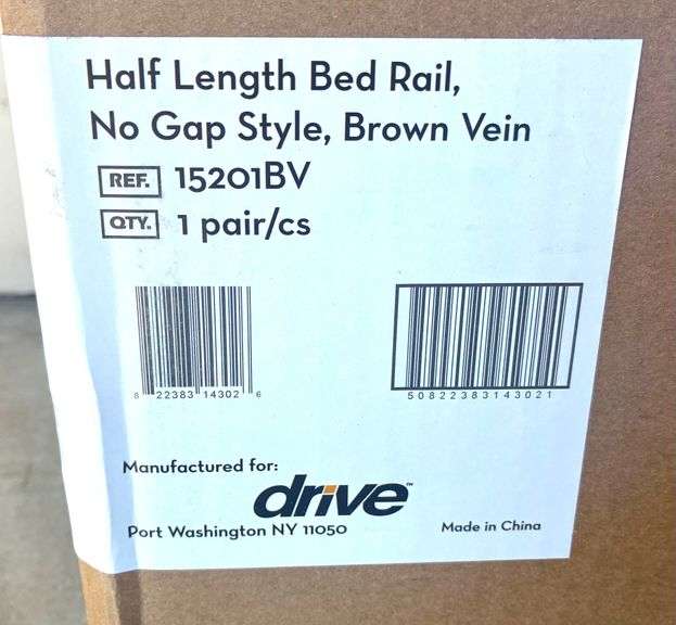 Unopened Box of Drive Half Length Bed Rail (Located Garage)