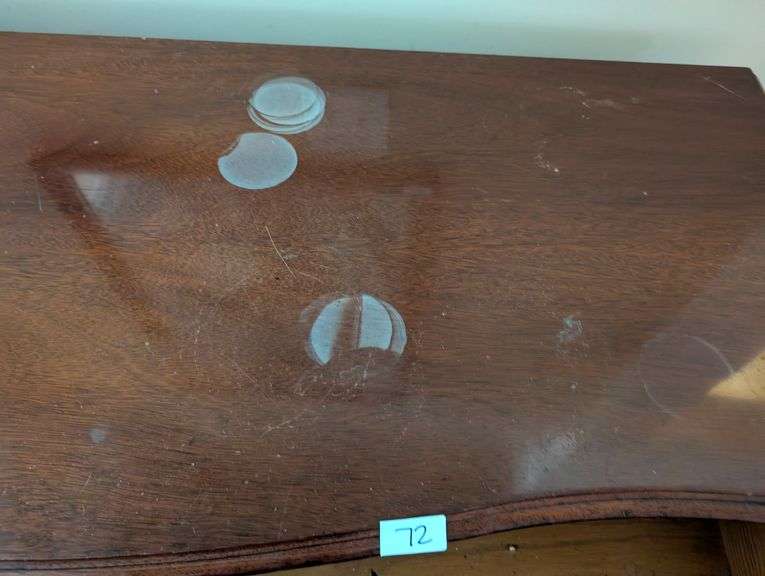 Councill Craftsman 2 drawer entryway table, no key, 57.5"x20"x36"tall(located near front door)
