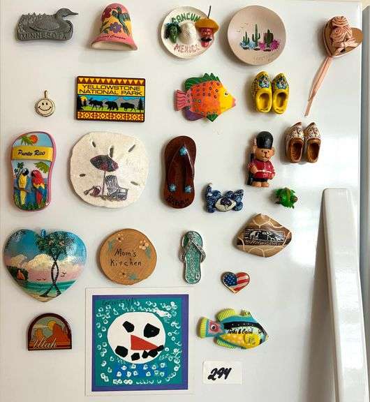 24 pc Refrigerator Magnes (Located Kitchen)