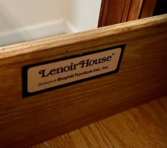 Lenoir House Dresser with Mirror 72.5”x59 3/4” (Located in Master Bedroom)