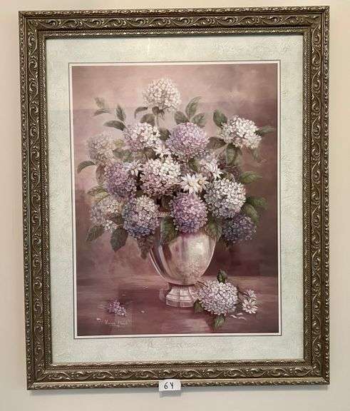 Framed Signed Art 31 3/4”x25 3/4” (Located in Master Bedroom)
