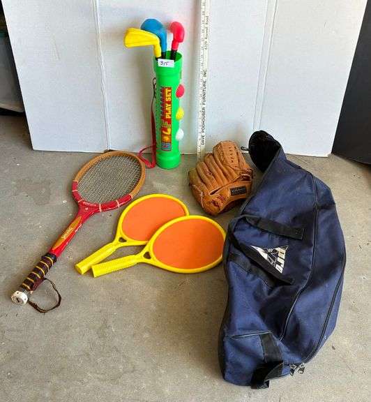 Bat Bag, Baseball Mitt, Children’s Golf and More (Located Garage)