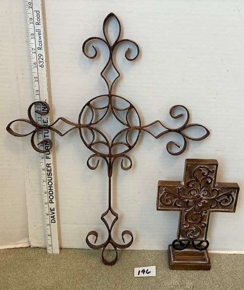 2 pc Crosses (Located Left Bedroom)