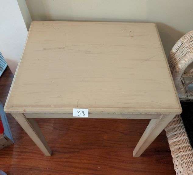 Side table, 21"x17"x22"tall (located in living room)