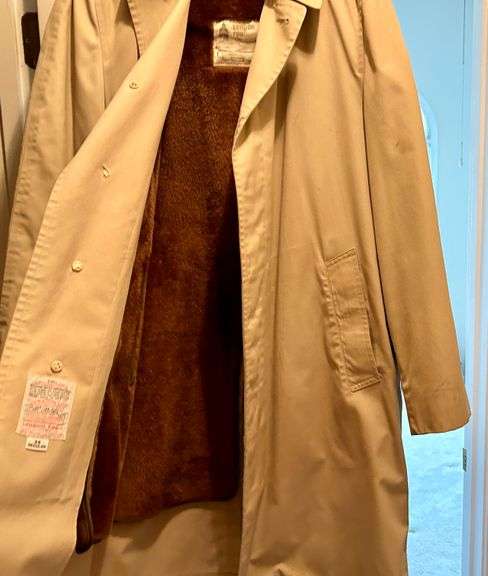 London Fog Coat (Located in Hallway Closet)