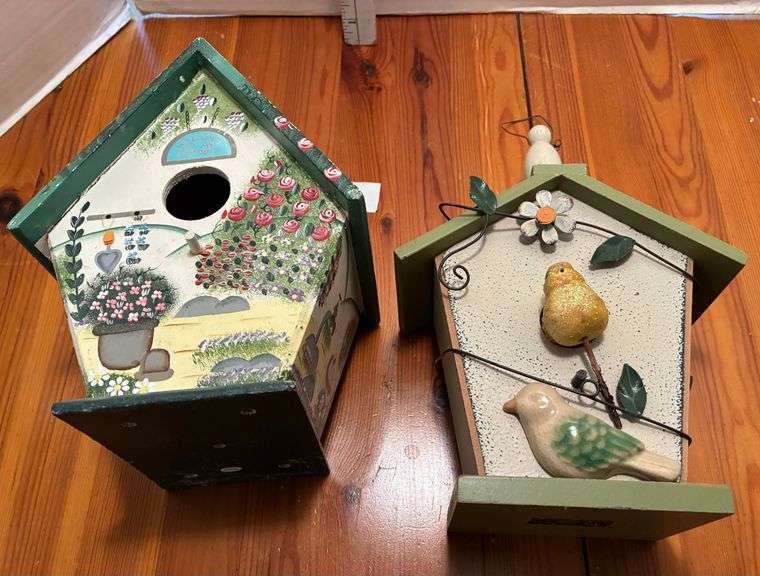 2 pc Decorative Bird House (Located Living Room)