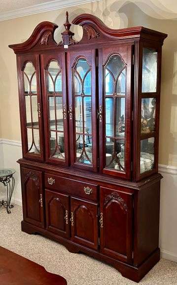 China Cabinet 86”x60”x16” (Contents Not Included) (Located in Dining Room)