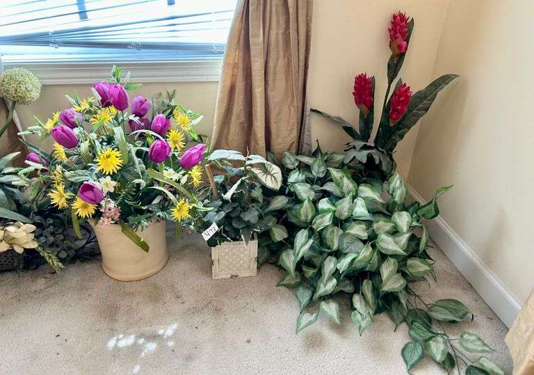 Lot of Artificial Plants (Located in Master Bedroom)