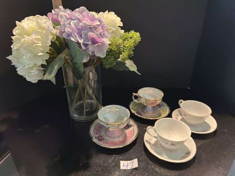 Tea cups and more (located in dining room)