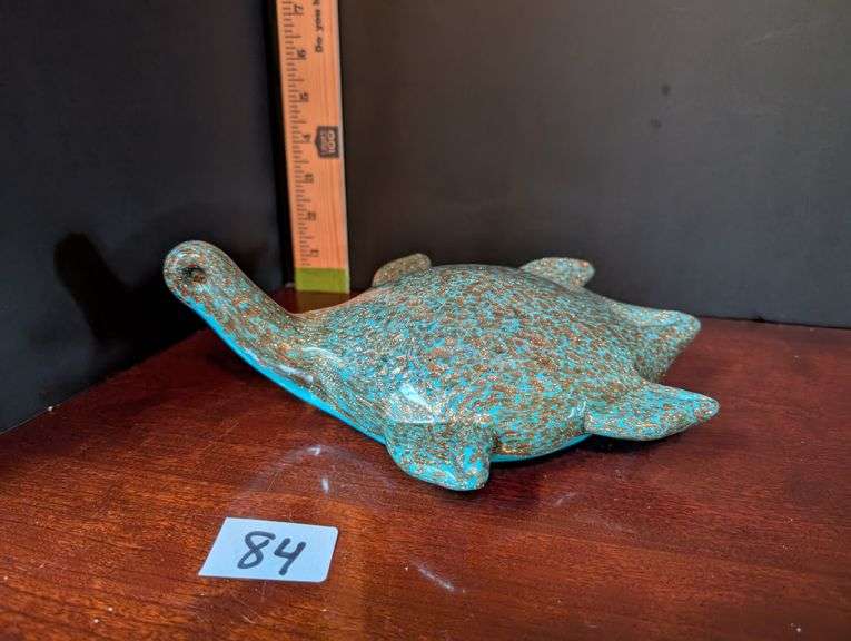 Murano glass turtle(located in ds back bedroom)