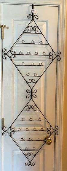 2 pc Door Hanging Art, 52” Tall (Located Entry Way Closet)