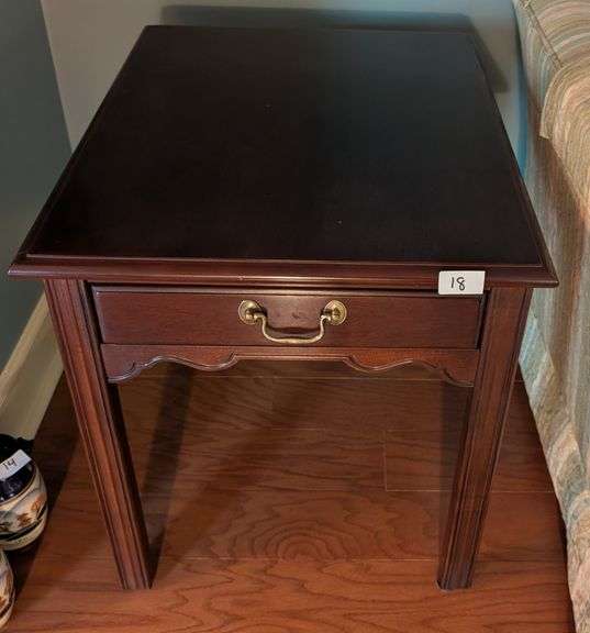 Side table with drawer, 20"x26"x23.5" tall(located in living room)