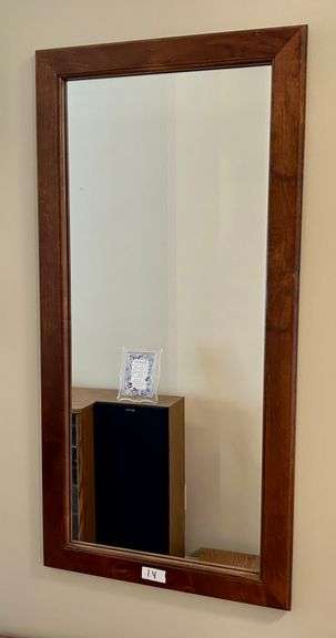 Framed Hanging Mirror 39 3/4”x19 3/4” (Located Near Front Door)